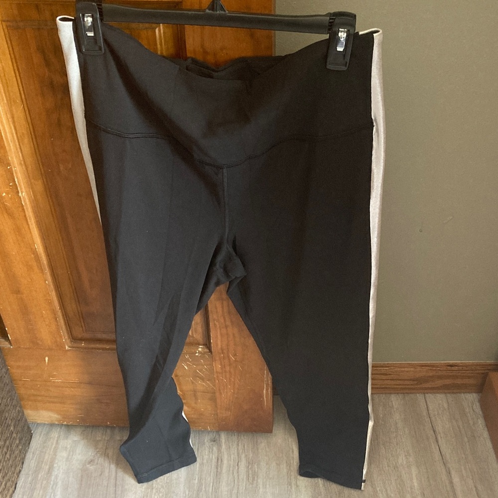 Athleta elation shine stripe 7/8 tights